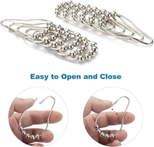 BOTC Gordijnringen - 12 Stuks Gordijn Haken - Gordijnhaken- RVS Gordijn Ringen Voor Gordijn Roede - Sliver 10 BOTC Gordijnringen - 12 Stuks Gordijn Haken - Gordijnhaken- RVS Gordijn Ringen Voor Gordijn Roede - Sliver -Badkamer Kast Winkel 1200x1149 6