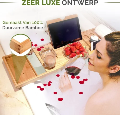 Krexs - Badplank – Badbrug - Badplank Voor In Bad – Badrekje - Badtafel - Badkuip Plank - Bamboe Badplank 11 Krexs - Badplank – Badbrug - Badplank Voor In Bad – Badrekje - Badtafel - Badkuip Plank - Bamboe Badplank -Badkamer Kast Winkel 1200x1150 4