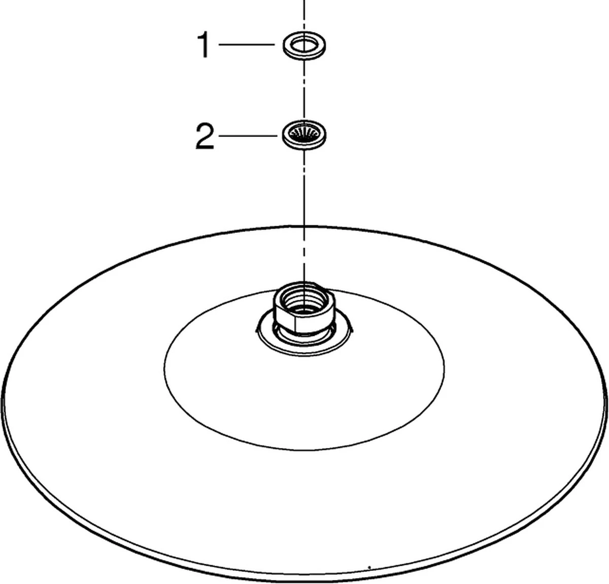 GROHE QuickFix Vitalio Joy 260 Douchekop - Ø 26 Cm - EcoJoy - 3 Straalsoorten 3 GROHE QuickFix Vitalio Joy 260 Douchekop - Ø 26 Cm - EcoJoy - 3 Straalsoorten - Afbeelding 3
