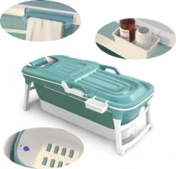 Foresta Volwassenen Zitbad XXL 150CM - Plastic Badkuip - Lime -Badkamer Kast Winkel 1200x1152 16