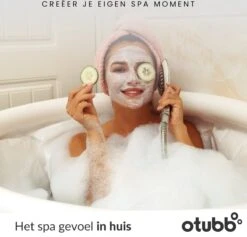 Zitbad | Opblaasbaar Zitbad Voor Volwassenen Van OTUBB | Ofuro | Opvouwbare Badkuip | Inklapbaar | Rond | IJsbad | Zwart | Bath Bucket -Badkamer Kast Winkel 1200x1152 17