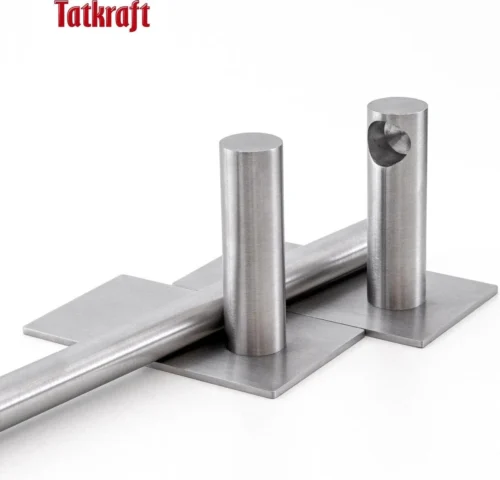 Tatkraft John - Zelkflevende Handdoekstang - Vaatdoek/Keukengerei/Handdoeken Stang Houder Rek Handdoekenrek Muur Steun - Wand Ophangsysteem Voor In De Keuken/Badkamer/Keukenkast - Handdoekrek Handdoekenstang - Zonder Boren - Geborsteld RVS - 40CM -Badkamer Kast Winkel 1200x1152 4