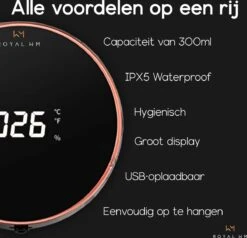 Royal WM - Automatische Zeepdispenser - 300ml - Zwart - Wandmontage - Sensor 18 Royal WM - Automatische Zeepdispenser - 300ml - Zwart - Wandmontage - Sensor -Badkamer Kast Winkel 1200x1156 13