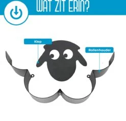 Schaap Toiletrolhouder| Extensso® | - Wc Rolhouder - Wc Rolhouder Zwart - Wc Rolhouder Staand - Wc Rolhouder Zonder Boren - Toiletrolhouder Staand - Zonder Boren - Toiletrolstandaard - Kerst Cadeau - Cadeautjes 11 Schaap Toiletrolhouder| Extensso® | - Wc Rolhouder - Wc Rolhouder Zwart - Wc Rolhouder Staand - Wc Rolhouder Zonder Boren - Toiletrolhouder Staand - Zonder Boren - Toiletrolstandaard - Kerst Cadeau - Cadeautjes -Badkamer Kast Winkel 1200x1157 4