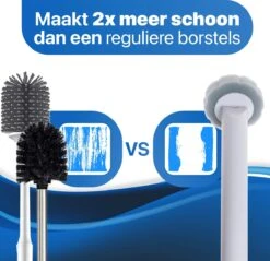 RevoBrush WC Borstel Met Houder Vrijstaand - Hygiënische Toiletborstel - Met 14x Pads -Badkamer Kast Winkel 1200x1160 5