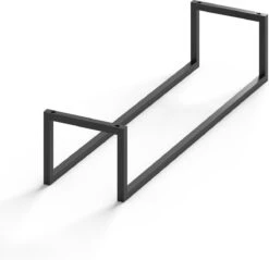 SaniDreams Carbon Handdoekenrek L Zwart - Staal - 90x25x20cm -Badkamer Kast Winkel 1200x1161 2