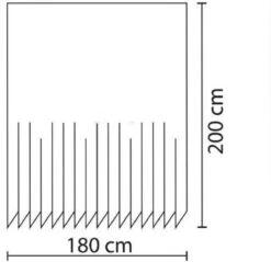 Livetti | Douchegordijn - Shower Curtain | 180x200 | Licht Grijs | One Stk | Polyester | Inclusief Ringen | 1800694 8 Livetti | Douchegordijn - Shower Curtain | 180x200 | Licht Grijs | One Stk | Polyester | Inclusief Ringen | 1800694 -Badkamer Kast Winkel 1200x1161 9