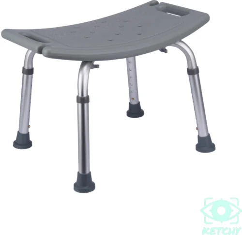Ketchy Douchekruk - In Hoogte Verstelbaar - Douchekrukje - Roestvrij - 130kg Draagkracht - Comfortabel Zitkussen -Badkamer Kast Winkel 1200x1163 15