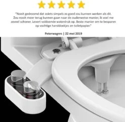 Bidet Handdouche Toilet Sproeier Shattaf Sprayer WC Papier Besparend - Dubbel Spray Warm & Koud Water - Badkamer Accessoires - Freshole® -Badkamer Kast Winkel 1200x1167 7