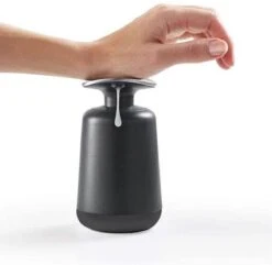 Wonix® - Zeepdispenser - Zeeppompje - Duw Met Pols - 300ml - Zwart 11 Wonix® - Zeepdispenser - Zeeppompje - Duw Met Pols - 300ml - Zwart -Badkamer Kast Winkel 1200x1169 13