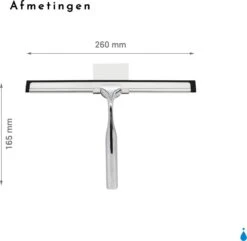 Douchewisser Met Ophanghaak En 2 Extra Strips - Raamwisser Voor Douche - Raamtrekker Chroom -Badkamer Kast Winkel 1200x1169 5