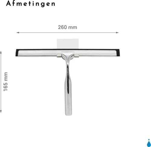 Douchewisser Met Ophanghaak En 2 Extra Strips - Raamwisser Voor Douche - Raamtrekker Chroom 19 Douchewisser Met Ophanghaak En 2 Extra Strips - Raamwisser Voor Douche - Raamtrekker Chroom -Badkamer Kast Winkel 1200x1169 5