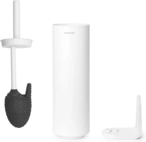 Brabantia MindSet WC Borstel Siliconen Met Houder - Mineral Fresh White -Badkamer Kast Winkel 1200x1169 8