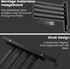 Tolussa Handdoekrek Badkamer Zwart - 38 CM - Handdoekhouder Zwart - Handdoekenrek Badkamer - Draaibaar 25 Tolussa Handdoekrek Badkamer Zwart - 38 CM - Handdoekhouder Zwart - Handdoekenrek Badkamer - Draaibaar -Badkamer Kast Winkel 1200x1175 4