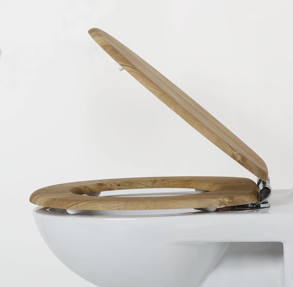 Tiger Hetta - Toiletbril Met Deksel - WC Bril - MDF - Bruin 11 Tiger Hetta - Toiletbril Met Deksel - WC Bril - MDF - Bruin - Afbeelding 11