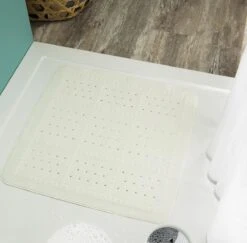 Sealskin Unilux Veiligheidsmat 55x55 Cm - PVC - Wit -Badkamer Kast Winkel 1200x1180 6