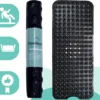The Original - Badmat Antislip - Zwart - 100x40cm - Antislipmat Douchemat Voor Bad & Douche - Anti Slip Mat Met Zuignappen