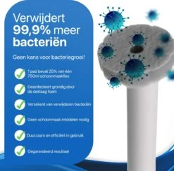 RevoBrush WC Borstel Met Houder Vrijstaand - Hygiënische Toiletborstel - Met 14x Pads -Badkamer Kast Winkel 1200x1184 4