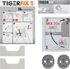 Tiger TigerFix Type 1 - Tiger Accessoires Monteren Zónder Boren -Badkamer Kast Winkel 1200x1184 6