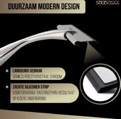 Douchewisser Rvs - Luxe Trekker Douche - Raamwisser Met Ophanghaak - Douchetrekker - Niet Boren - Chroom -Badkamer Kast Winkel 1200x1187 1