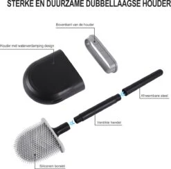 WC Borstel – Siliconen – Zwart – WC Borstel Met Houder – Vrijstaand – Hangend – WC Borstel En Houder – WC Borstel Zwart 20 WC Borstel – Siliconen – Zwart – WC Borstel Met Houder – Vrijstaand – Hangend – WC Borstel En Houder – WC Borstel Zwart -Badkamer Kast Winkel 1200x1187 2