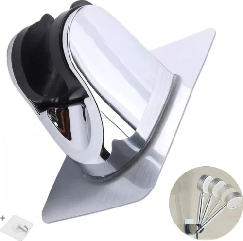 Merkloos Douchekophouder – Douchekop Houder – Handdouchehouder – Douchehouder - Zonder Boren – Verstelbaar - Zelfklevend - Met Haakje