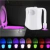 Toiletpotverlichting · Toiletpot · Verlichting · LED · WC · Toilet Lamp · Nachtlamp Verlichting Met Bewegingssensor · Multicolor · 8 Kleuren