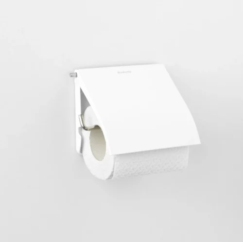 Brabantia ReNew WC Rolhouder - Met Klep - White -Badkamer Kast Winkel 1200x1193 2