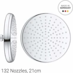 GROHE New Tempesta Cosmopolitan 210 Regendouche - ø 21 Cm - Zonder Thermostaat - Chroom 23 GROHE New Tempesta Cosmopolitan 210 Regendouche - ø 21 Cm - Zonder Thermostaat - Chroom -Badkamer Kast Winkel 1200x1195 14
