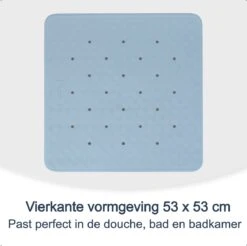 Douchemat Antislip Blauw - 53 X 53 Cm - Antislipmat Douche - Badmat 8 Douchemat Antislip Blauw - 53 X 53 Cm - Antislipmat Douche - Badmat -Badkamer Kast Winkel 1200x1195 27
