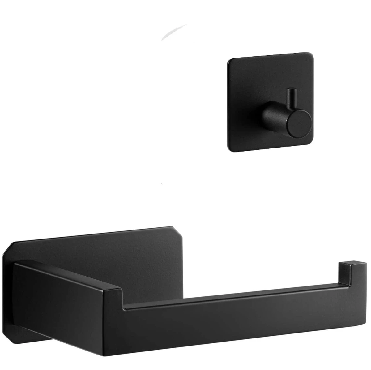 Merkloos Novalits - RVS Toiletrolhouder Zonder Boren - WC Rolhouder Zelfklevend - Inclusief RVS Handdoekhaakje - Zwart 1 Merkloos Novalits - RVS Toiletrolhouder Zonder Boren - WC Rolhouder Zelfklevend - Inclusief RVS Handdoekhaakje - Zwart