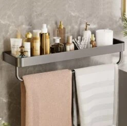 Merkloos Doucherek Zonder Boren 2x 30 Cm – Doucherek – Doucherek Hangend – Badkamerrek – Zonder Boren – IP68 Waterdicht – 4KG Draagkracht – Zwart RVS -Badkamer Kast Winkel 1200x1197 21