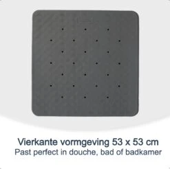 Douchemat Antislip Grijs - 53 X 53 Cm - Antislipmat Douche - Badmat 12 Douchemat Antislip Grijs - 53 X 53 Cm - Antislipmat Douche - Badmat -Badkamer Kast Winkel 1200x1197 36
