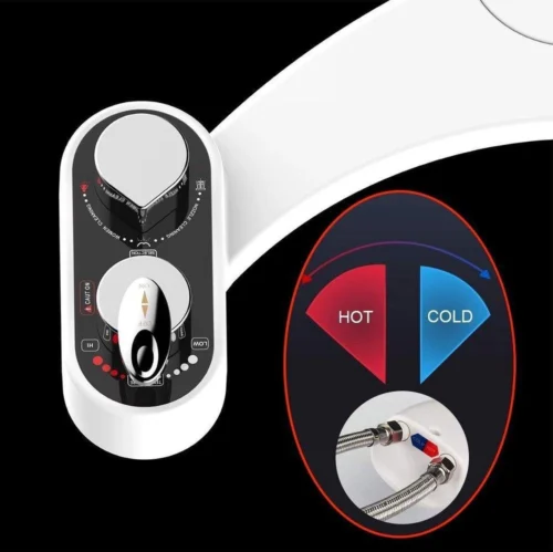 Bidet Handdouche Toilet Sproeier Shattaf Sprayer WC Papier Besparend - Dubbel Spray Warm & Koud Water - Badkamer Accessoires - Freshole® 10 Bidet Handdouche Toilet Sproeier Shattaf Sprayer WC Papier Besparend - Dubbel Spray Warm & Koud Water - Badkamer Accessoires - Freshole® -Badkamer Kast Winkel 1200x1198 60