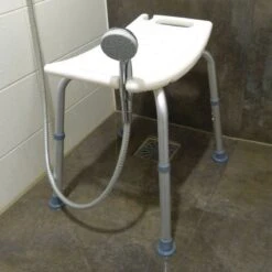 Douchekruk In Hoogte Verstelbaar Met Douchekop Houder En Handgrepen. Anti-slip Structuur -Badkamer Kast Winkel 1200x1198 67