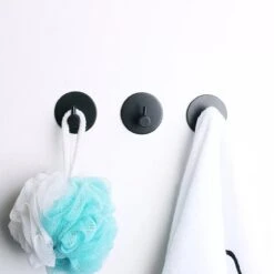 4x Handdoekhaakjes (Zelfklevend) Van RVS Zwart – Zelfklevende Haakjes – Wandhaak – Badkamer Accessoires – Ophanghaken Voor Keuken Toilet Of WC -Badkamer Kast Winkel 1200x1200 1021