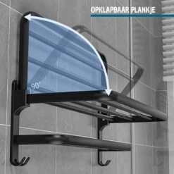 Vannons - Handdoekrek - Handdoekrek Badkamer - 2 Handdoeken - Handdoekrek Zelfklevend - Zwart 12 Vannons - Handdoekrek - Handdoekrek Badkamer - 2 Handdoeken - Handdoekrek Zelfklevend - Zwart -Badkamer Kast Winkel 1200x1200 1047