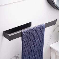 Ankaflex Handdoekrek | 36 Cm | Zelfklevend | Zonder Boren | Handdoekstang | Doucherek | Handdoekhouder |