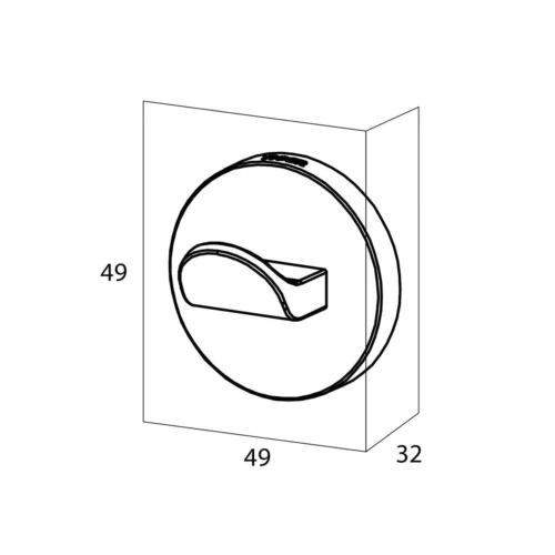 Tiger Noon Haak Groot - Zwart 11 Tiger Noon Haak Groot - Zwart -Badkamer Kast Winkel 1200x1200 1105