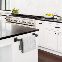 Handdoekrek - RVS - Badkameraccessoires - Keukenaccessoires - Mat Zwart - 40 Cm 12 Handdoekrek - RVS - Badkameraccessoires - Keukenaccessoires - Mat Zwart - 40 Cm -Badkamer Kast Winkel 1200x1200 1147