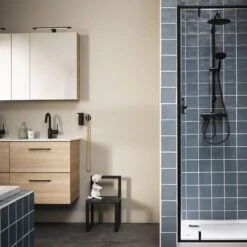 Tiger Tune - Handdoekhaak - Zwart Metaal Geborsteld / Zwart -Badkamer Kast Winkel 1200x1200 1179