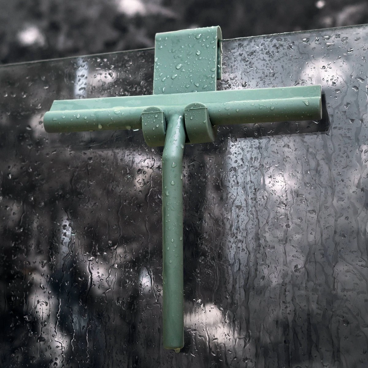 Douchewisser Groen Met Ophangsysteem- Badkamer Accessoires- Raamwisser- Trekker Douche- Silicone- 21cm X 16cm 1 Douchewisser Groen Met Ophangsysteem- Badkamer Accessoires- Raamwisser- Trekker Douche- Silicone- 21cm X 16cm