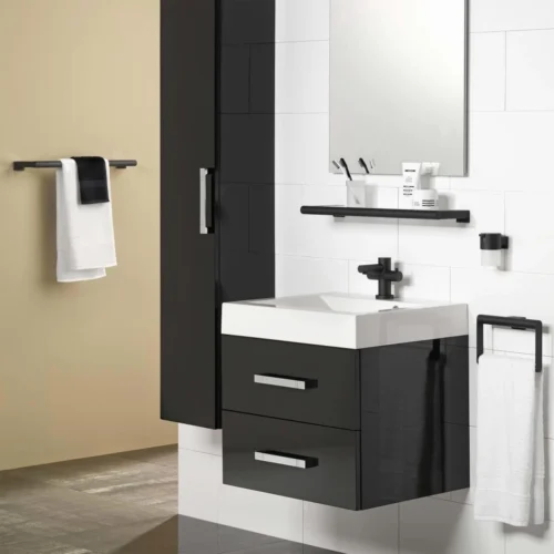 Tiger Bold - Handdoekrek 60 Cm - Zwart 14 Tiger Bold - Handdoekrek 60 Cm - Zwart -Badkamer Kast Winkel 1200x1200 1203