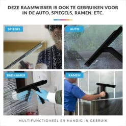 Douchewisser Met Ophanghaak – Trekker Douche – Douchetrekker Voor Badkamer – Raamwisser Douche – Zwart -Badkamer Kast Winkel 1200x1200 1251