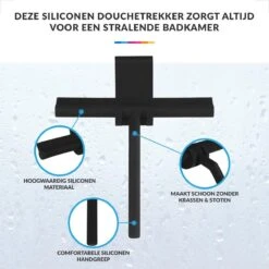 Douchewisser Met Ophanghaak – Trekker Douche – Douchetrekker Voor Badkamer – Raamwisser Douche – Zwart -Badkamer Kast Winkel 1200x1200 1252