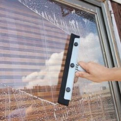 Vitamo™ Premium 2-in-1 Badkamer Vloerwisser Lang Met Ophangsysteem - Douchewisser Met Afdraaibare Wisser - Raamwisser - 180° Draaiend - Uitschuifbaar 70/125 CM - Grijs -Badkamer Kast Winkel 1200x1200 1254