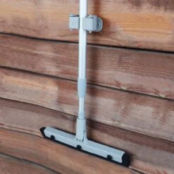 Vitamo™ Premium 2-in-1 Badkamer Vloerwisser Lang Met Ophangsysteem - Douchewisser Met Afdraaibare Wisser - Raamwisser - 180° Draaiend - Uitschuifbaar 70/125 CM - Grijs -Badkamer Kast Winkel 1200x1200 1257