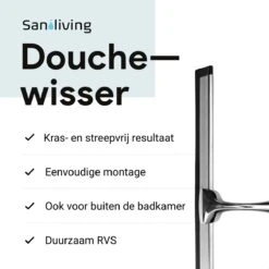 Douchewisser Met Ophanghaak En 2 Extra Strips - Raamwisser Voor Douche - Raamtrekker Chroom -Badkamer Kast Winkel 1200x1200 1298