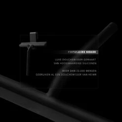 Douchewisser Zwart Met Ophangsysteem- Badkamer Accessoires- Raamwisser- Trekker Douche- Silicone- 21cm X 16cm -Badkamer Kast Winkel 1200x1200 1323