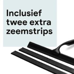Douchewisser Met Ophanghaak En 2 Extra Strips - Raamwisser Voor Douche - Raamtrekker Zwart -Badkamer Kast Winkel 1200x1200 1341